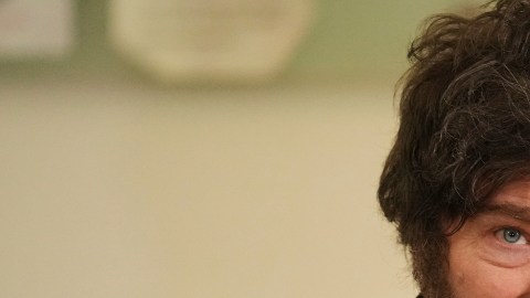 Javier Milei votó en los comicios legislativos.