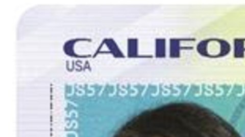 Nueva imagen de la licencia para conducir de California.