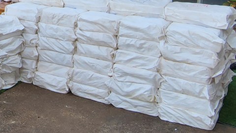 Decomiso de metanfetamina.