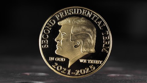 Moneda de $1 dólar de Donald Trump