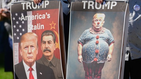 Protestas en contra del presidente Donald Trump