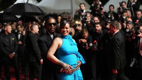 Rihanna reaparece en público en el cumpleaños de A$AP Rocky tras dar la bienvenida a su hija