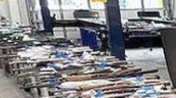 Aseguran 400 armas de fuego