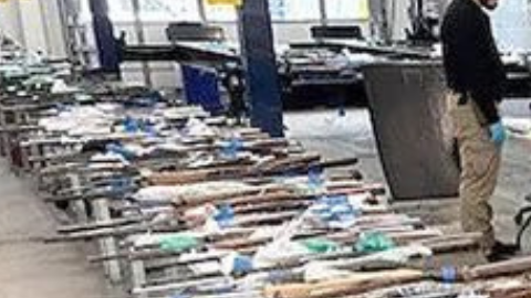 Aseguran 400 armas de fuego