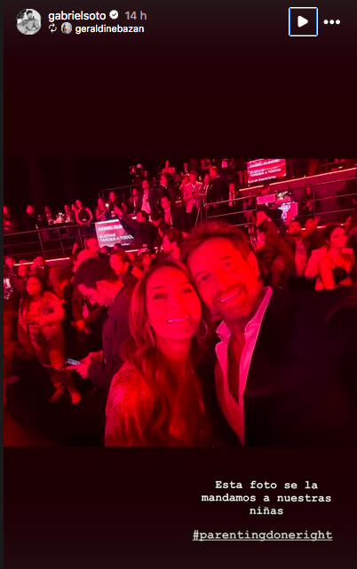 Gabriel Soto y Geraldine Bazán