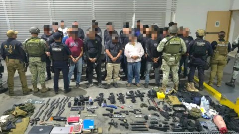 Detuvieron a 38 hombres, uno de ellos originario de Estados Unidos.