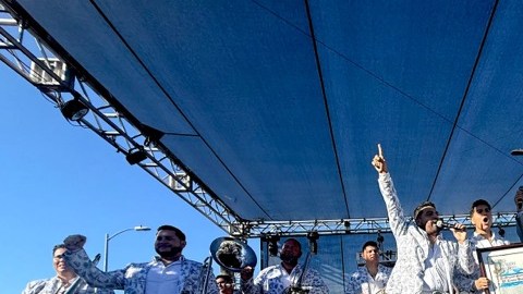 La Original Banda El Limón cumplió 60 años y fue reconocida por el Distrito 9 en el evento.