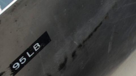 Un misil balístico intercontinental Minuteman con capacidad nuclear, en un tubo de lanzamiento en Dakota del Sur.