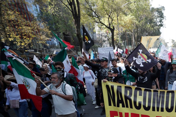 Nueva marcha de la Generación Z en Ciudad de México se realizó sin incidentes y con escasa participación