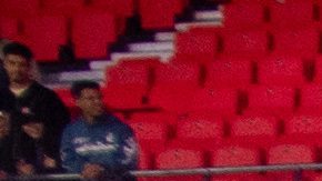 Congo national team members pose for a photo as they celebrate with their coach Sebastien Desabre after being qualified for the FIFA 2026 soccer World Cup in the African qualifier final match against Nigeria, in Rabat, Morocco, Sunday, Nov. 16, 2025. (AP Photo)