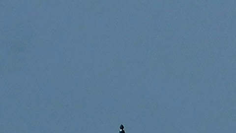 Waves crash into Pacifica Pier in Pacifica, Calif., Monday, Jan. 11, 2021. San Francisco Bay Area authorities on Monday resumed searching for a man who was swept out to sea after he went off a trail to climb down some cliffs and got trapped by high surf. (AP Photo/Jeff Chiu)