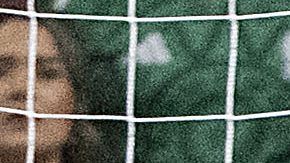 San Antonio, Texas, Estados Unidos, 18 de noviembre de 2025. Ángel Malagón recibe gol, durante el partido de preparación del MEXTOUR 2025, entre la Selección Nacional de México y la Selección de Paraguay, realizado en el Alamodome. Foto: Imago7/ Etzel Espinosa