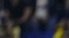 Sergio Ramos celebra el triunfo global de Rayados sobre América.