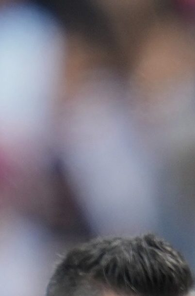 Fluminense players cooling up during a water break at the Club World Cup quarterfinal soccer match between Fluminense and Al Hilal in Orlando, Fla., Friday, July 4, 2025. (AP Photo/John Raoux)