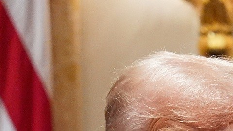 El presidente Trump y el secretario de Defensa, Pete Hegseth.