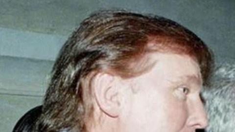 Donald Trump durante una reunión organizada por Jeffrey Epstein
