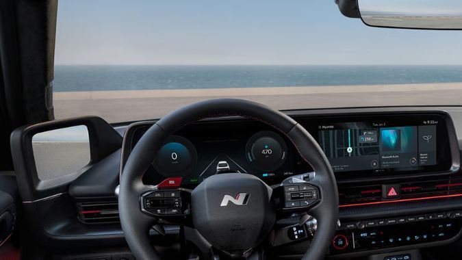 Interior del Hyundai IONIQ 6 N-Line