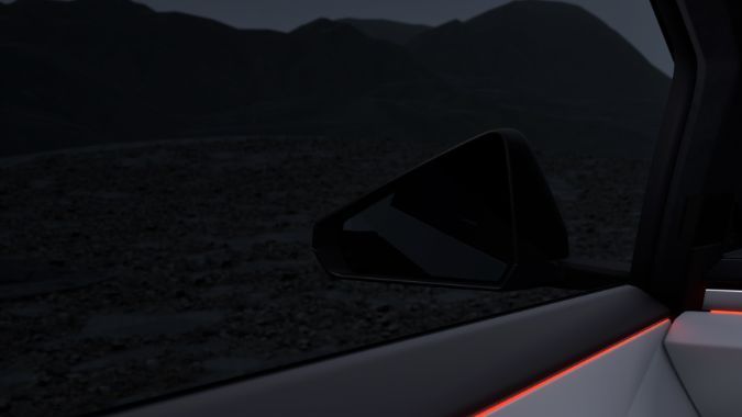 Interior del Tesla Cybertruck