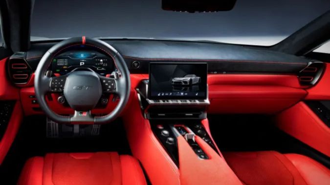 Interior del Toyota GR GT