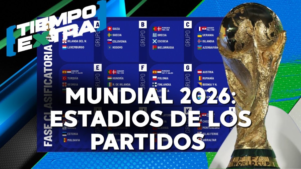 EN VIVO: Dónde y cuando serán los partidos del Mundial 2026 / Tiempo ...