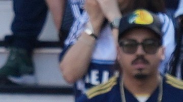 Inter Miami celebrates after Vancouver Whitecaps defender Édier Ocampo scored an own goal during the first half of the MLS Cup final soccer match Saturday, Dec. 6, 2025, in Fort Lauderdale, Fla. (AP Photo/Rebecca Blackwell)