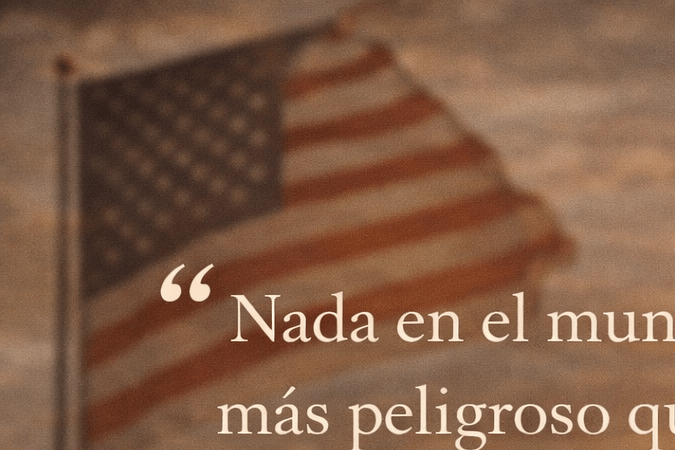 Martin Luther King Jr. con una frase sobre la ignorancia y la estupidez consciente