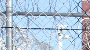 Los senadores Adam Schiff y Alex Padilla vistan el California City Detention Center.