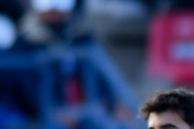 San Luis Potosí, San Luis Potosí, 31 de enero de 2026. Richard Ledezma en festejo de gol, durante el partido correspondiente a la jornada 4 del torneo Clausura 2026 de la Liga BBVA MX, entre el Atlético San Luis y las Chivas Rayadas del Guadalajara, realizado en el estadio Libertad Financiera. Foto: Imago7/ Olimpia Puga