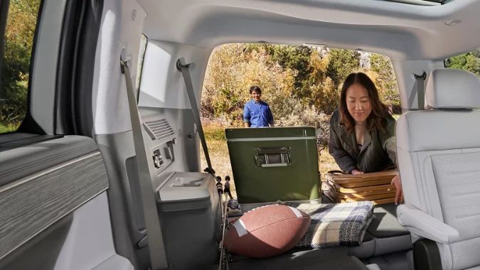 Interior de la Hyundai Santa Fe 2026