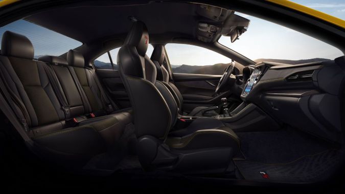 Interior del Subaru WRX 2026