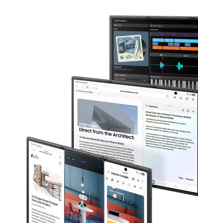 El Samsung Galaxy Z TriFold es el primer dispositivo de la marca en contar con multiples pliegues
