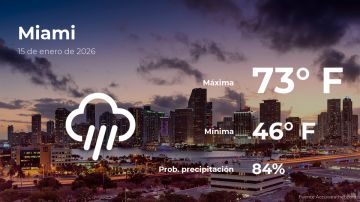 Conoce el clima de hoy en Miami