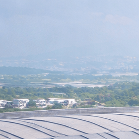 Vista aérea de la estación Chongqing East Railway Station, la más grande del mundo, en China.