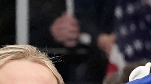 United States' team celebrate after victory ceremony for women's ice hockey at the 2026 Winter Olympics, in Milan, Italy, Thursday, Feb. 19, 2026. (AP Photo/Hassan Ammar)