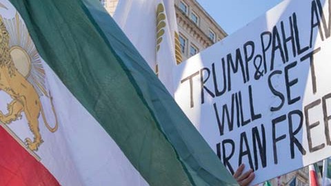 Iranís festejando cerca de la Casa Blanca