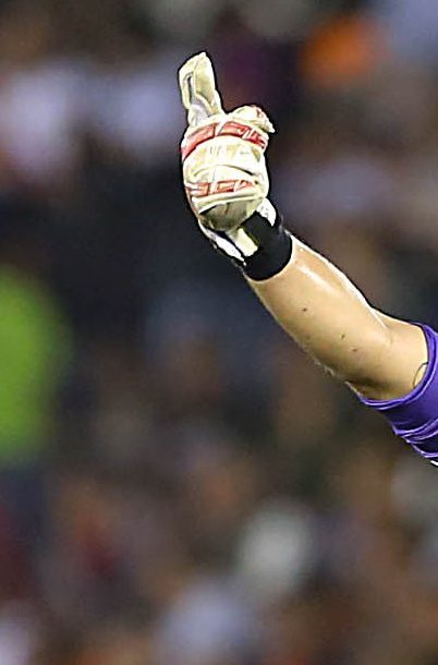 Ciudad del Carmen, Campeche 16 de Enero de 2014. Liborio Sánchez festeja el gol durante el partido correspondiente a la jornada 1 de la Copa MX entre los delfines de Ciudad del Carmen y los pumas de la UNAM, realizado en el estadio unidad deportiva de la UAC.Foto/Imago7/Etzel Espinosa