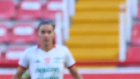 Aguascalientes, Aguascalientes, 22 de febrero de 2026. Grecia Gómez y Jada Barnett, durante el partido correspondiente a la jornada 10 del torneo Clausura 2026 de la Liga BBVA MX Femenil, entre las Centellas del Necaxa y el Club Querétaro, realizado en el estadio Victoria. Foto: Imago7/ Rogelio Dávila