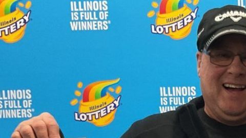 Randy y April ganan Lucky Day Lotto en Chicago.