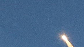 An exterior, general view of fireworks during the Bad Bunny halftime show at the NFL Super Bowl 60 game in Santa Clara, Calif., Sunday, February 8, 2026. (Gregory Payan/AP Content Services for the NFL)