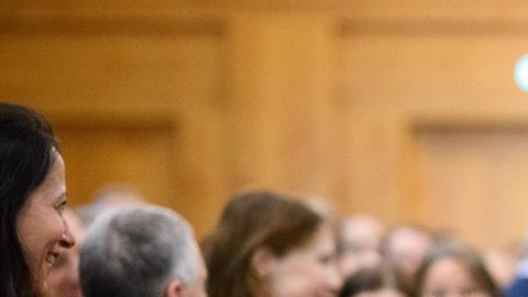 El presidente y y antiguo ministro de Exteriores de Alemania, Frank-Walter Steinmeier (i), junto al actual titular de esa cartera, Johann Wadephul.