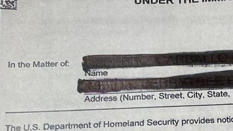 El Departamento de Seguridad Nacional envía cartas con multas millonarias a inmigrantes.