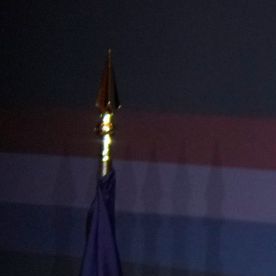 El presidente Donald Trump habla en la Cumbre del Escudo de las Américas.