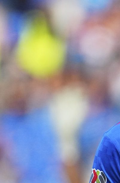 Puebla, Puebla, 15 de febrero de 2026. Nicolàs Ibàñez en festejo de gol, durante el partido correspondiente a la jornada 6 del torneo Clausura 2026 de la Liga BBVA MX, entre la Máquina Celeste del Cruz Azul y los Tigres de la UANL, realizado en el estadio Cuauhtémoc. Foto: Imago7/ Manlio Contreras