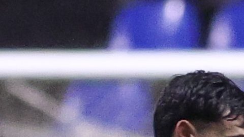 Puebla, Puebla, 17 de marzo de 2026. José Paradela, Jesús Manuel Corona "Tecatito" y Carlos Frayde, durante el partido de vuelta de los Octavos de Final de la Champions Cup de la CONCACAF 2026, entre la Máquina Celeste del Cruz Azul y los Rayados del Monterrey, realizado en el estadio Cuauhtémoc. Foto: Imago7/ Diego Alducin