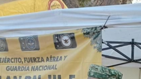 Operativo de rescate de mineros atrapados en Sinaloa.