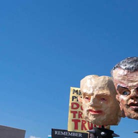 Marcha ligada a “No Kings” cebrada en Washington