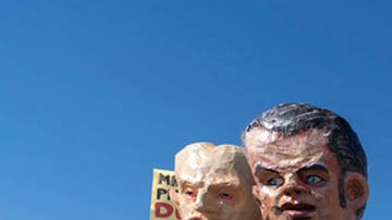 Marcha ligada a “No Kings” cebrada en Washington