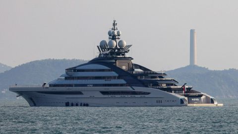 El superyate ruso vinculado a un aliado de Putin que navegó por el estrecho de Ormuz a pesar del bloqueo