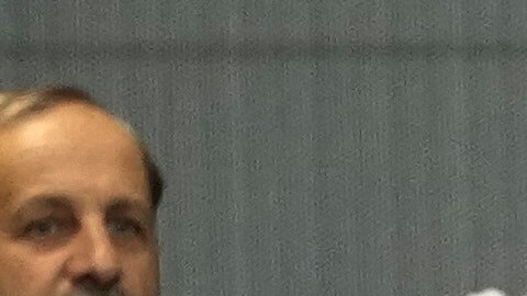 Italian fans wait for the start of the World Cup qualifying play-off soccer match between Italy and Northern Ireland, in Bergamo, Italy, Thursday, March 26, 2026. (AP Photo/Antonio Calanni)