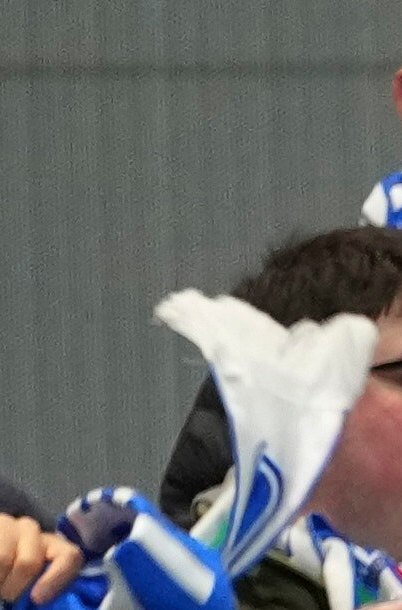 Italian fans wait for the start of the World Cup qualifying play-off soccer match between Italy and Northern Ireland, in Bergamo, Italy, Thursday, March 26, 2026. (AP Photo/Antonio Calanni)